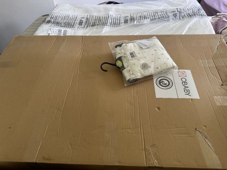 Baby bed with mattress £60