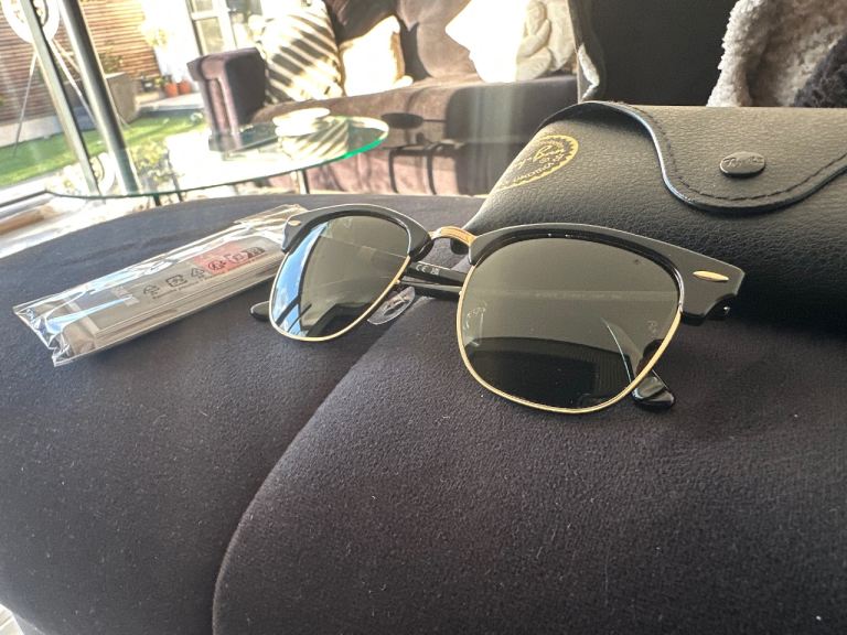 Ray ban sunglasses brand new in packaging with carry case and dust wiper unwanted gift