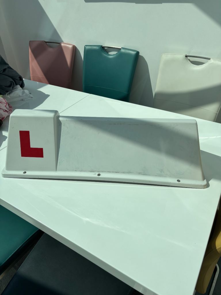 Driving Instructor Roof Sign / Magnetic L Plates 