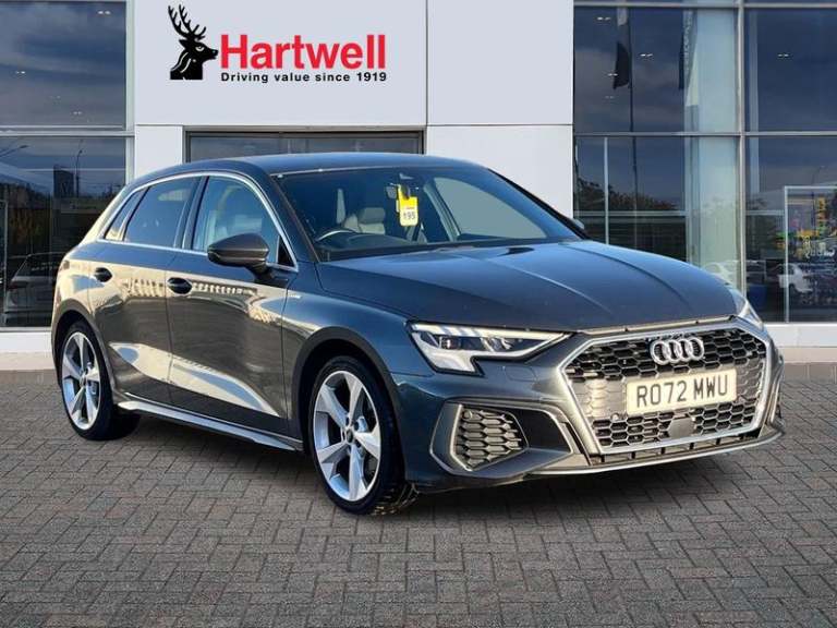 2022 Audi A3 1.5 TFSI 35 S line Sportback 5dr Petrol S Tronic Euro 6 (s/s) (150 ps) Auto Hatchbac...
