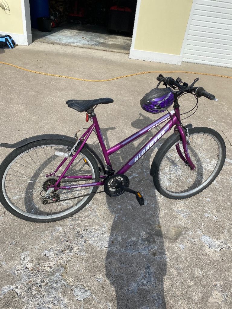 Purple bike 