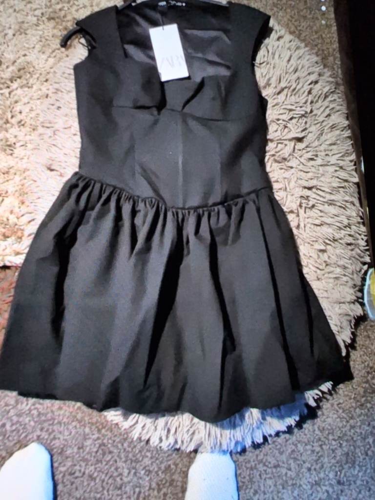 Zara short black dress