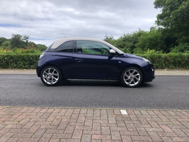 VAUXHALL ADAM 1.4 VVT 100 SLAM(4 OWNERS,75000 MILES,FUL SERVICE HISTORY,IDEAL FIRST CAR)