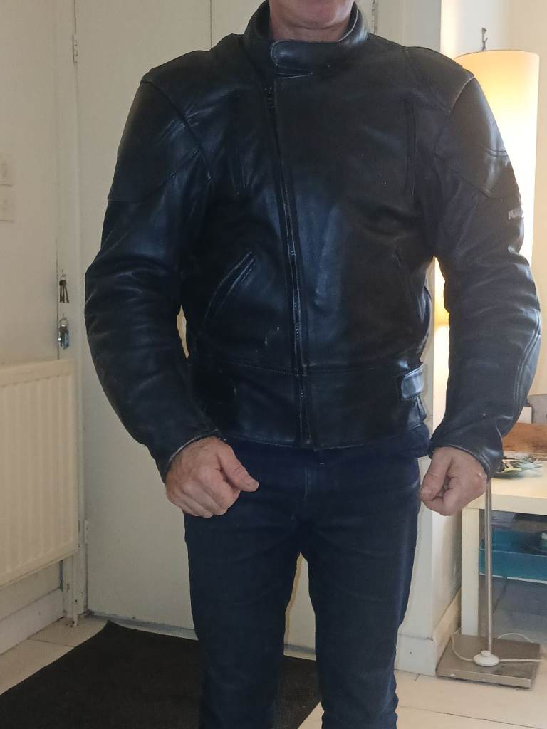 Leather jacket motorcycle