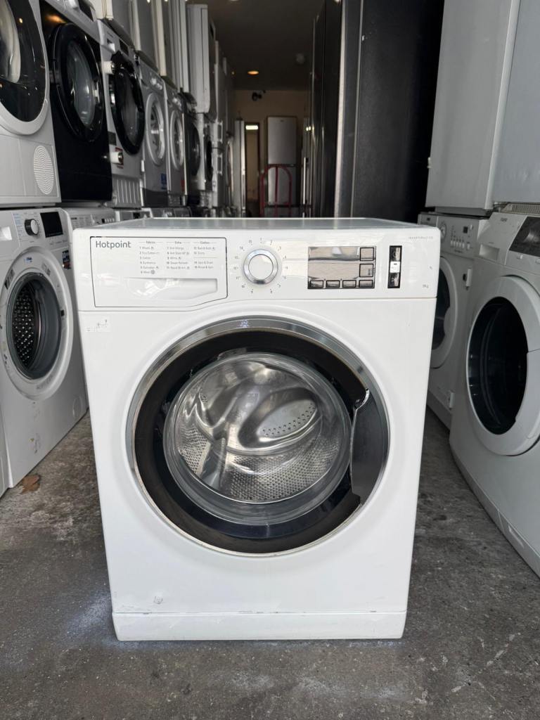 Hotpoint 9kg 1400 rpm White Colour Digital Washing Machine With Free Delivery 🚚 