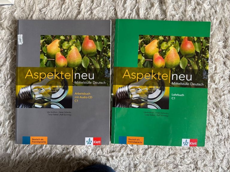 C1 German Learning Textbook and Workbook