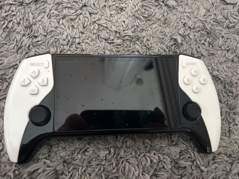SF3500 Handheld Gaming Console - Black and White, Good Condition