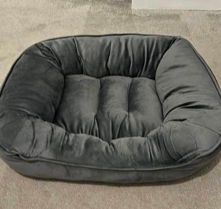 Zoon Komfort Grey Fabric Dog bed (W)62cm (D)72cm Large