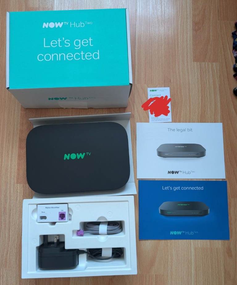 NOW TV Hub Two NR801 Wireless Broadband Router (Brand New)