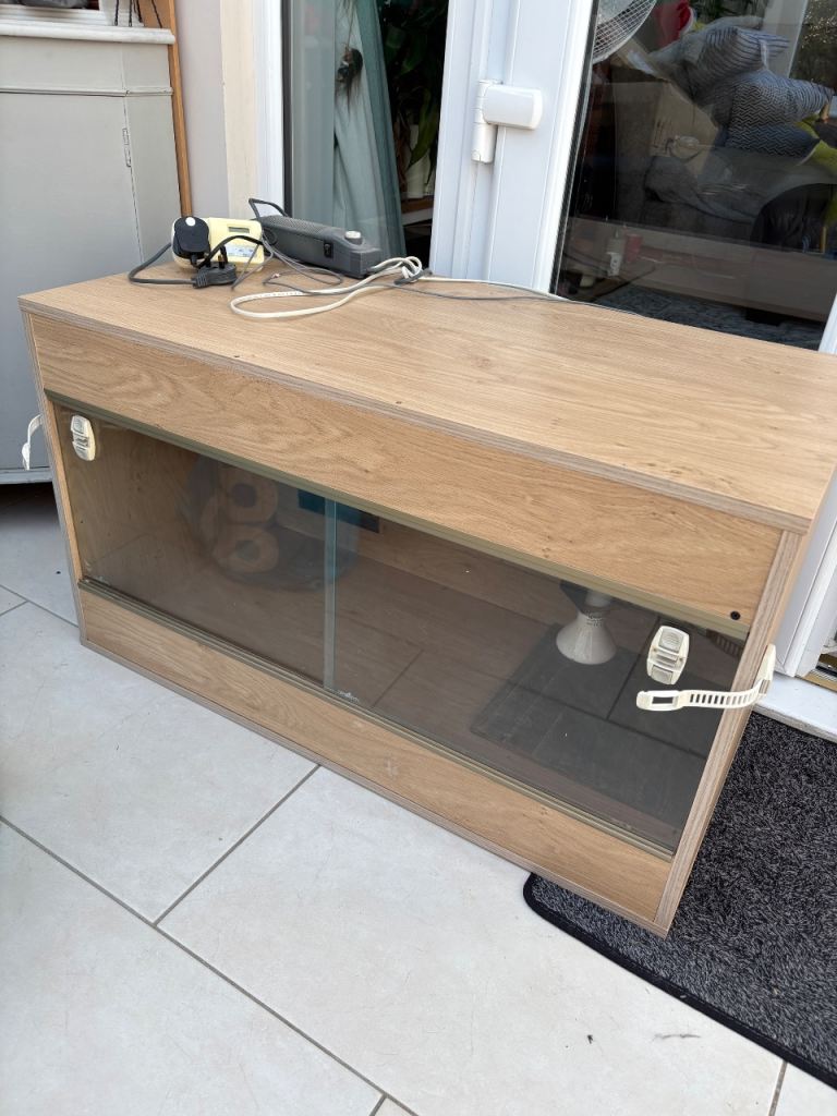 3ft (92cm) Bearded Dragon / Gecko / Reptile Vivarium – Complete Viv Setup