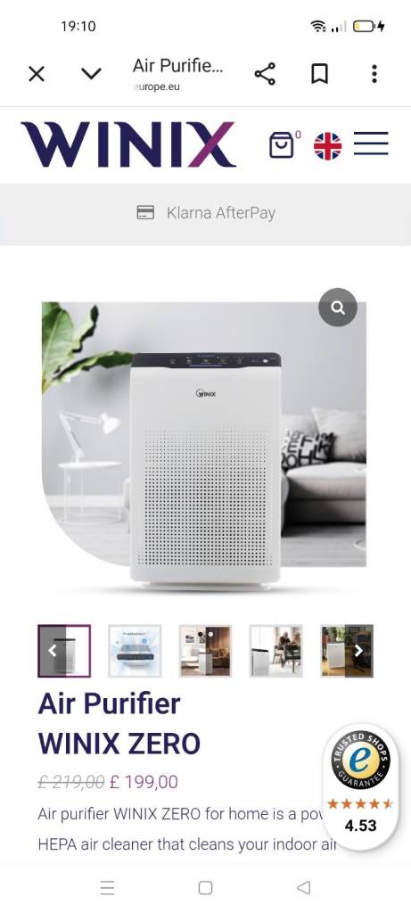 WINIX plasmawave dehumidifier 