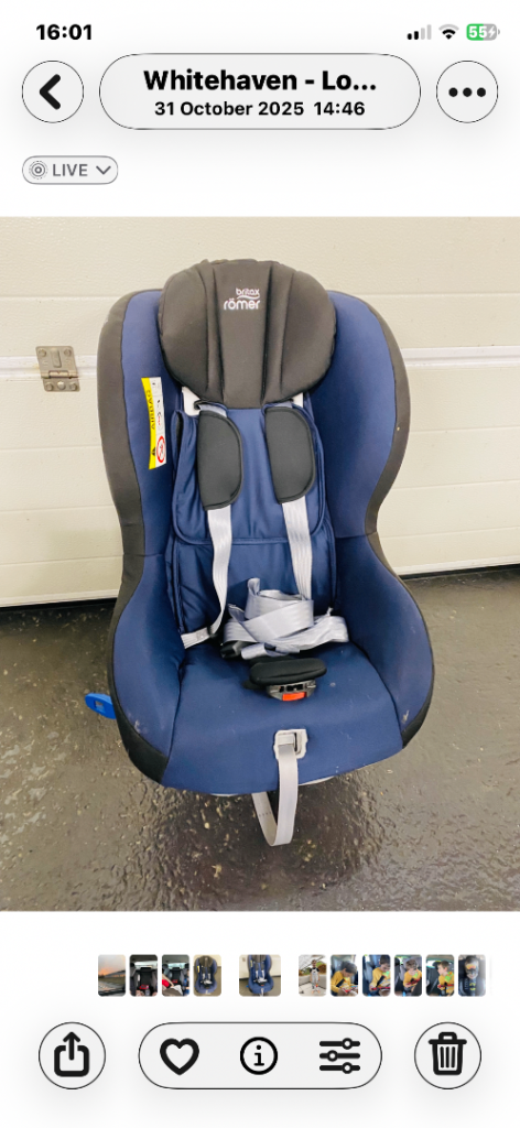 Britax Römer MAX-WAY BR Car Seat – Black Series Extended Rear Facing Seat