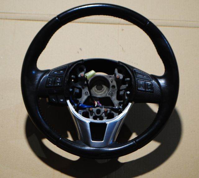 2016 MAZDA 3 1.5 SKYACTIV-D STEERING WHEEL IN BLACK