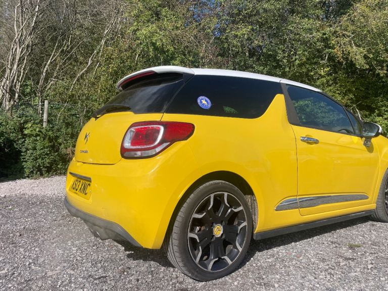 CITROEN DS3 1.6 VTI THP 155 BHP D SPORT 13 REG 3 DOOR YELLOW MOT FEBRUARY 20TH 2027 LOW INSURANCE