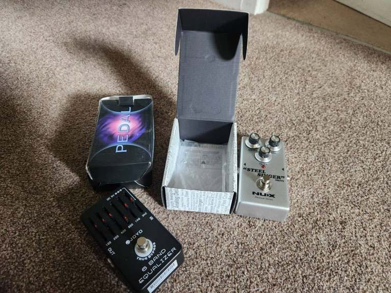 Guitar effects pedals - NUX Steel Singer Drive Reissue + Equalizer Freebie - EQ