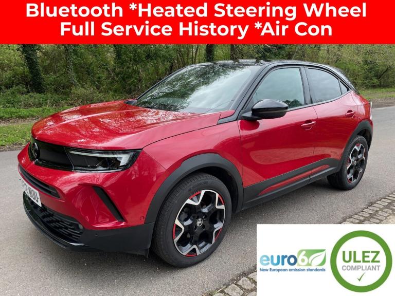 2022 Vauxhall Mokka 1.2Turbo GS Line Petrol Automatic Suv In Red - Euro 6 HATCHBACK Petrol Automatic