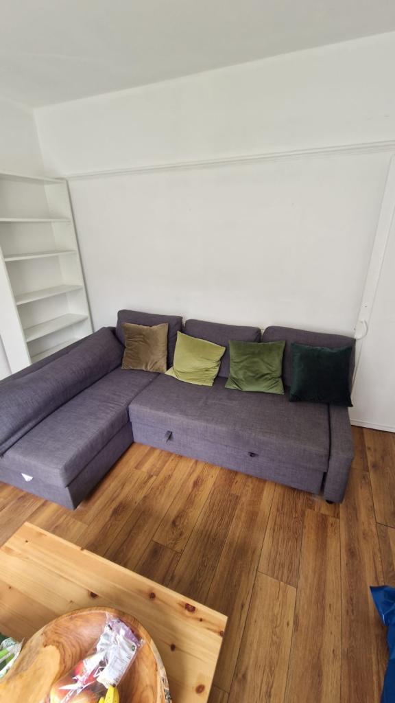 IKEA FRIHETEN Corner Sofa Bed with Storage – Dark Grey