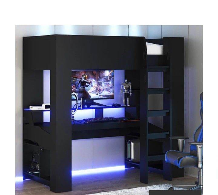 High sleeper gaming bed