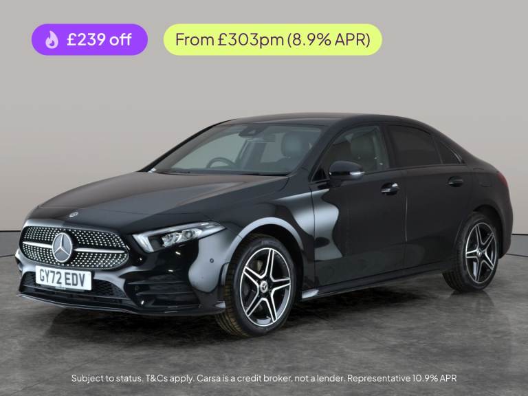 2022 Mercedes-Benz A-Class 1.3 A250e 15.6kWh AMG Line (Executive) Saloon 4dr Petrol Plug-in Hybri...