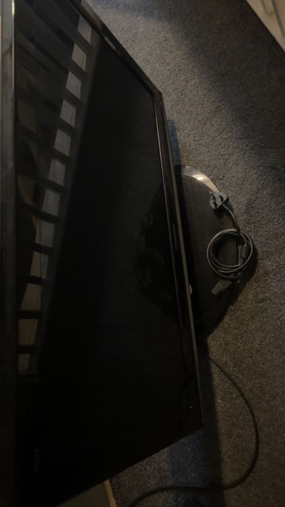 Panasonic Flat Screen TV – Good Condition, Black