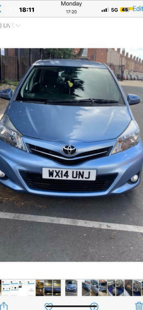 Toyota, YARIS, Hatchback, 2014, Manual, 1329 (cc), 5 doors