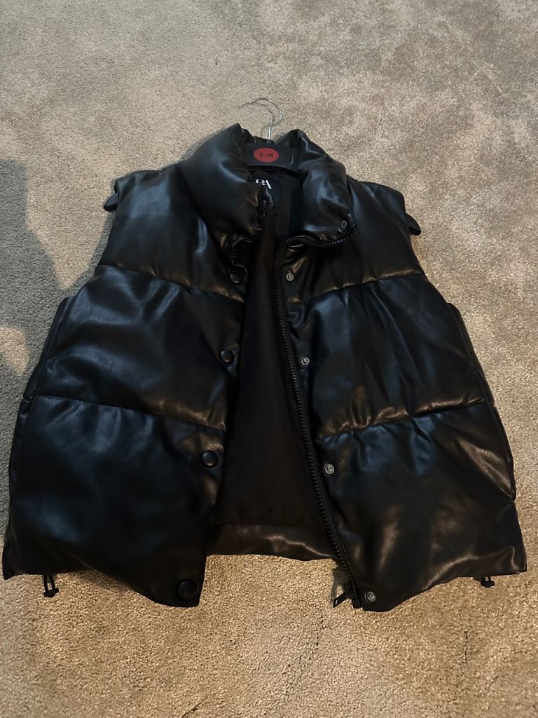 image for Women’s faux leather jacket zara