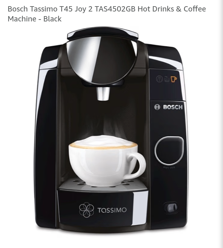 Bosch Tassimo T45 Joy 2 Coffee Machine - Black