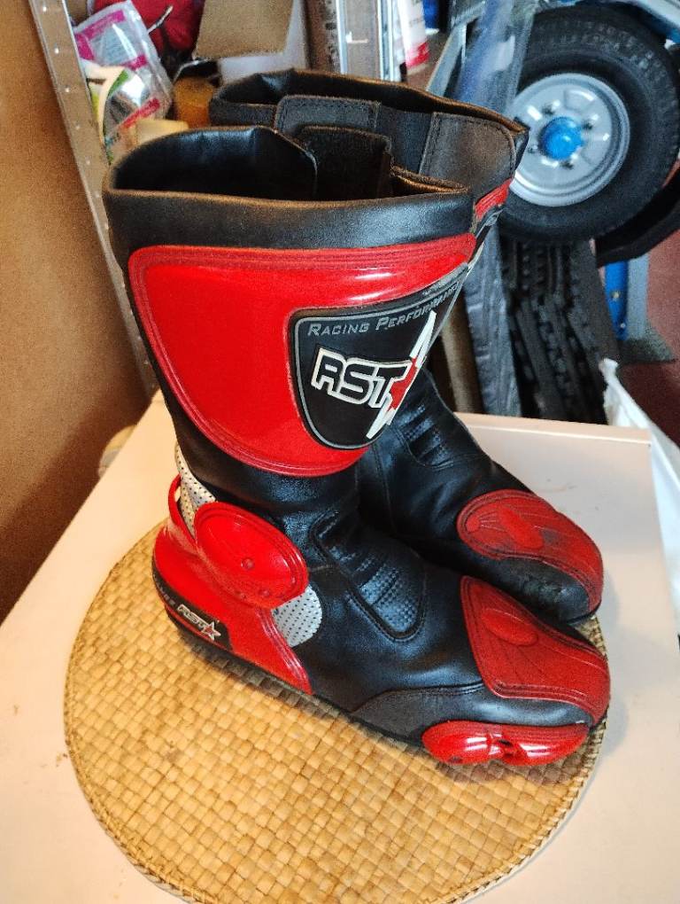 Motorcycle boots.