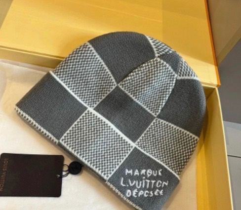 Louis Vuitton Checkered Beanie Hat – New with Tags