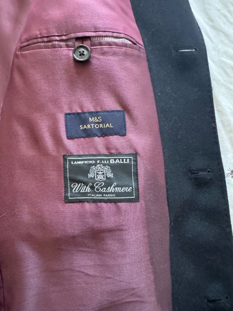 Gents medium cashmere coat