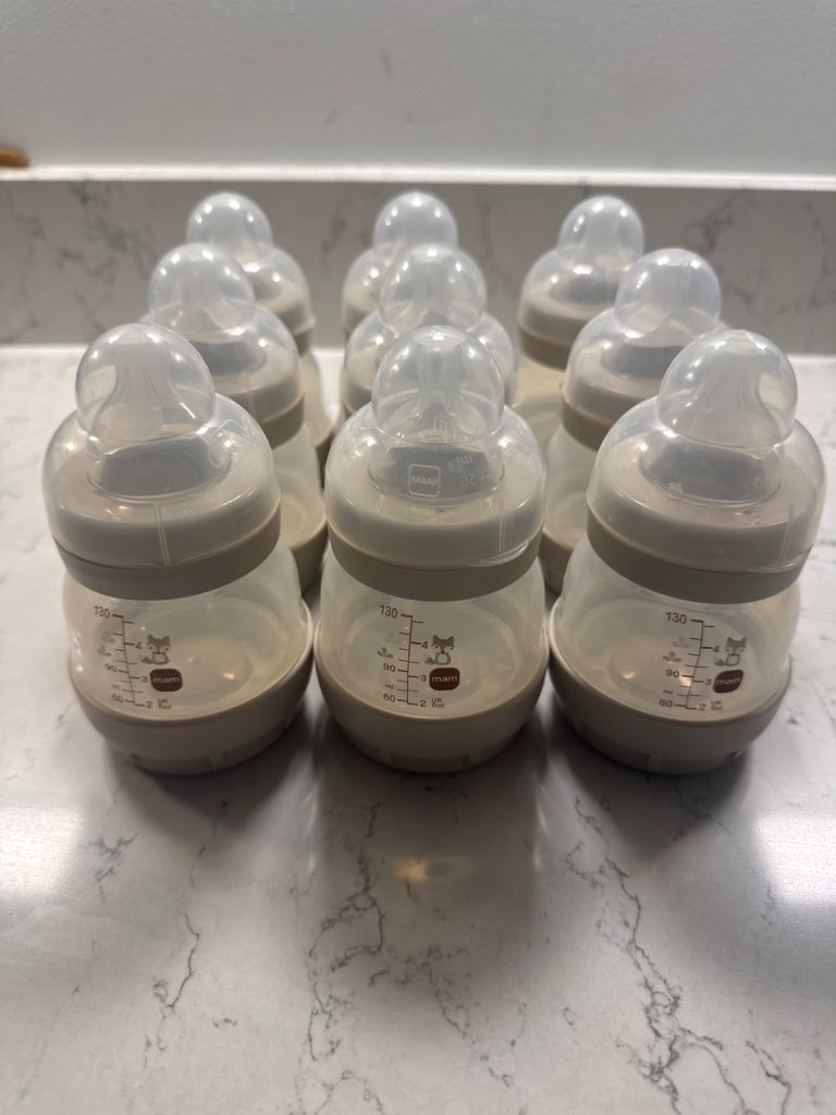 9 x MAM Easy Start Anti-Colic Bottle 160ml