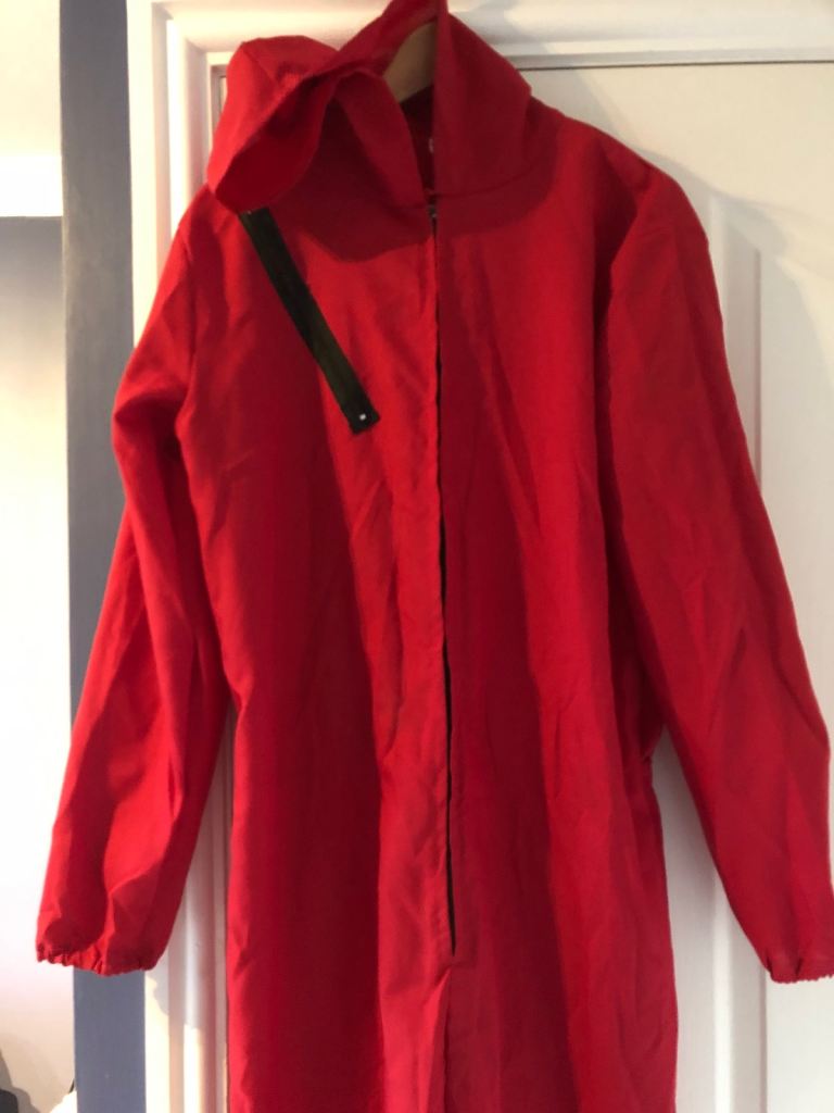 Adult Size Small Red Halloween Jumpsuit 
