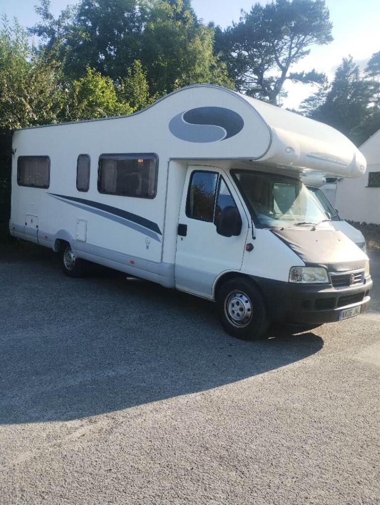 Swift Sundance 630l motorhome home 6 berth 6 seat belts rear lounge Wales 
