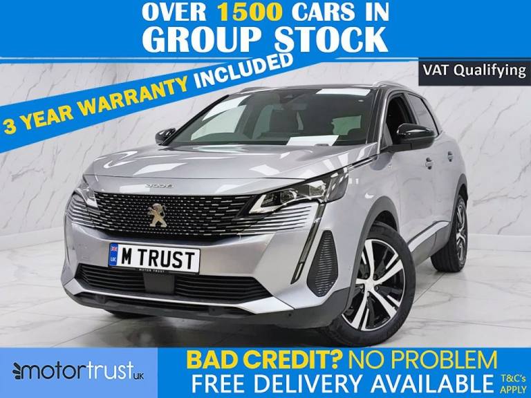 2021 Peugeot 3008 1.2 PureTech GT SUV 5dr Petrol EAT Euro 6 (s/s) (130 ps) HATCHBACK Petrol Autom...