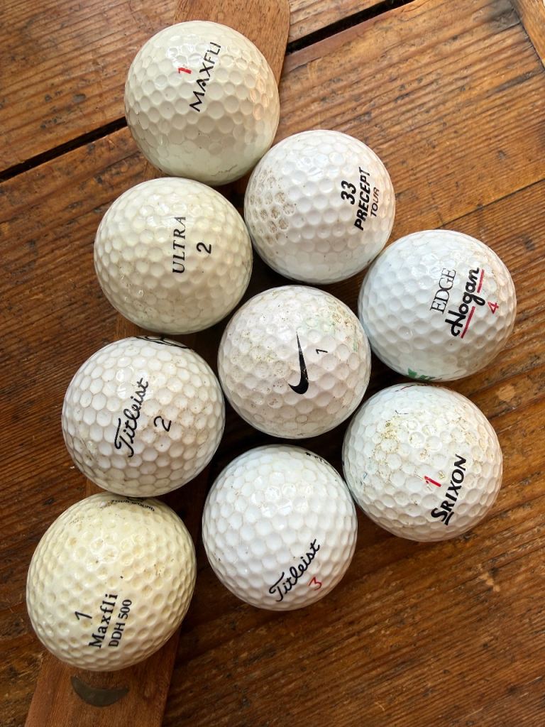 Mixed Brand Golf Balls – Various Brands, Good Condition