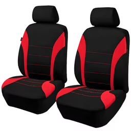 Red and Black Universal Car Seat Covers – Pair