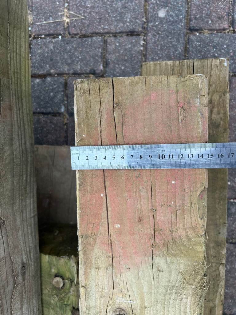 Treated Timber Posts Beams – 6"x 6"(150mmx150mm) x 3600mm (11.8 feet)
