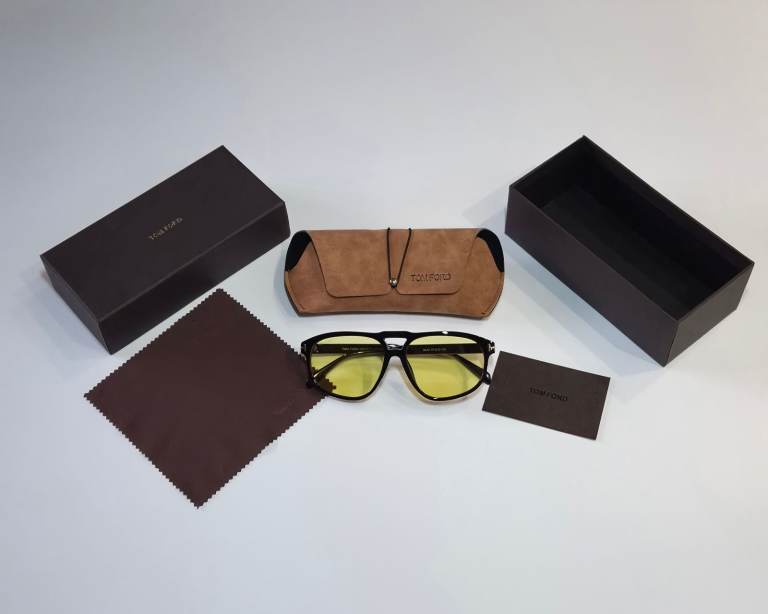 Tom Ford Sunglasses - Black with Yellow Lenses