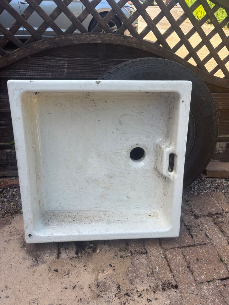 Belfast heavy duty porcelain sink