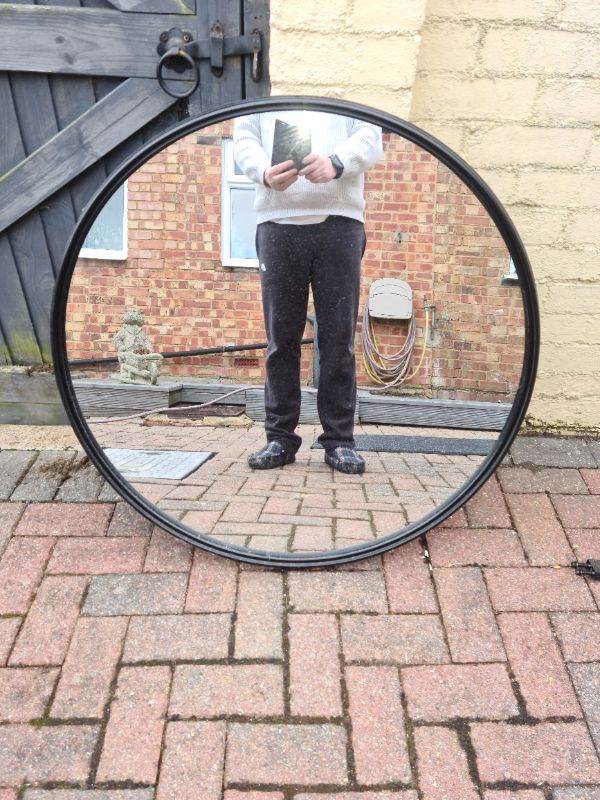 Large circular mirror 