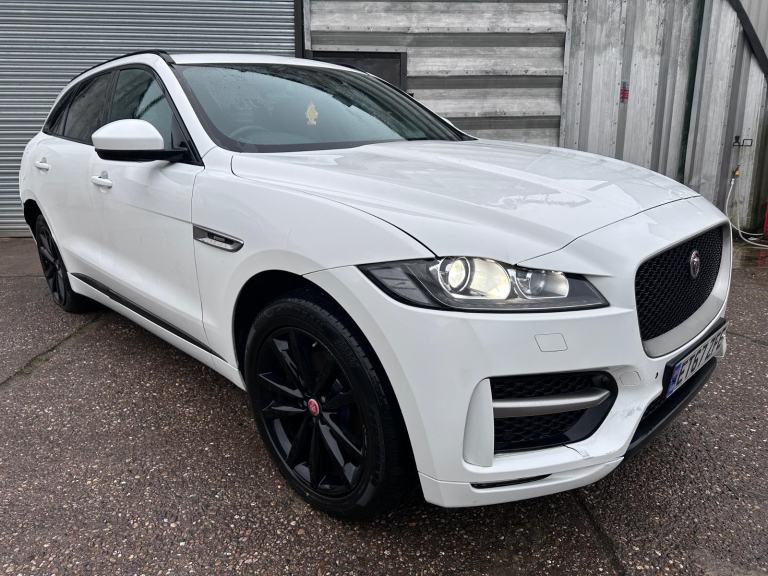 2018 67 REG JAGUAR F-PACE 2.0 DIESEL R-SPORT AUTO AWD DAMAGED REPAIRABLE SALVAGE