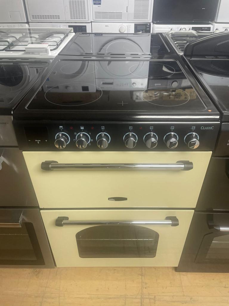 Cream 60cm Electric Cooker 