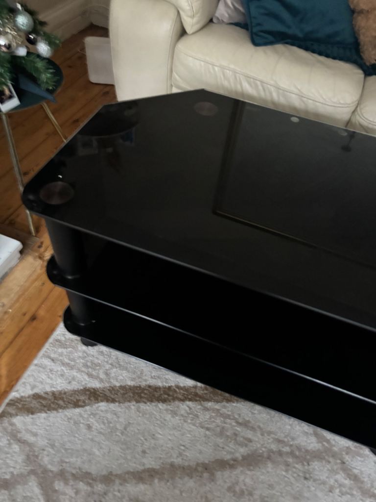 Black TV Stand 