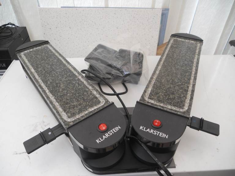 Racclette-8 Person-Klarstein Stone Table-top Cooker-NEW!!-OUT OF BOX-REDUCED!!