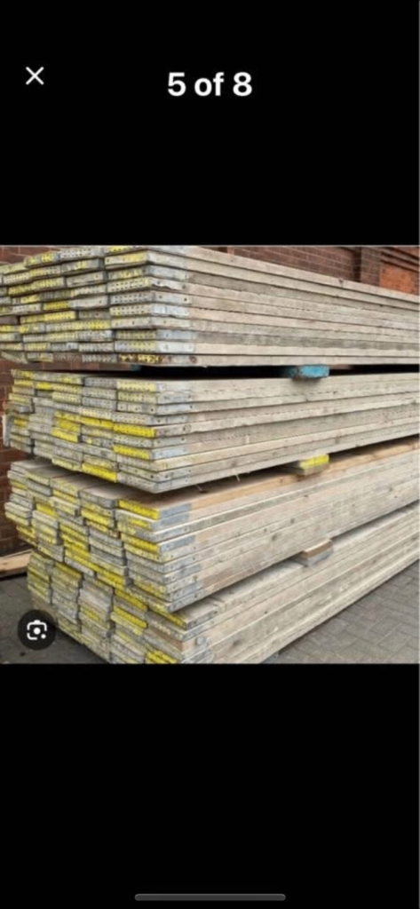 13ft dry scaffolding boards £13 each 