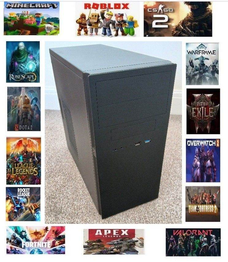 Desktop computer (new build) for work/games(Fortnite,Minecraft,Roblox etc) *With Warranty*