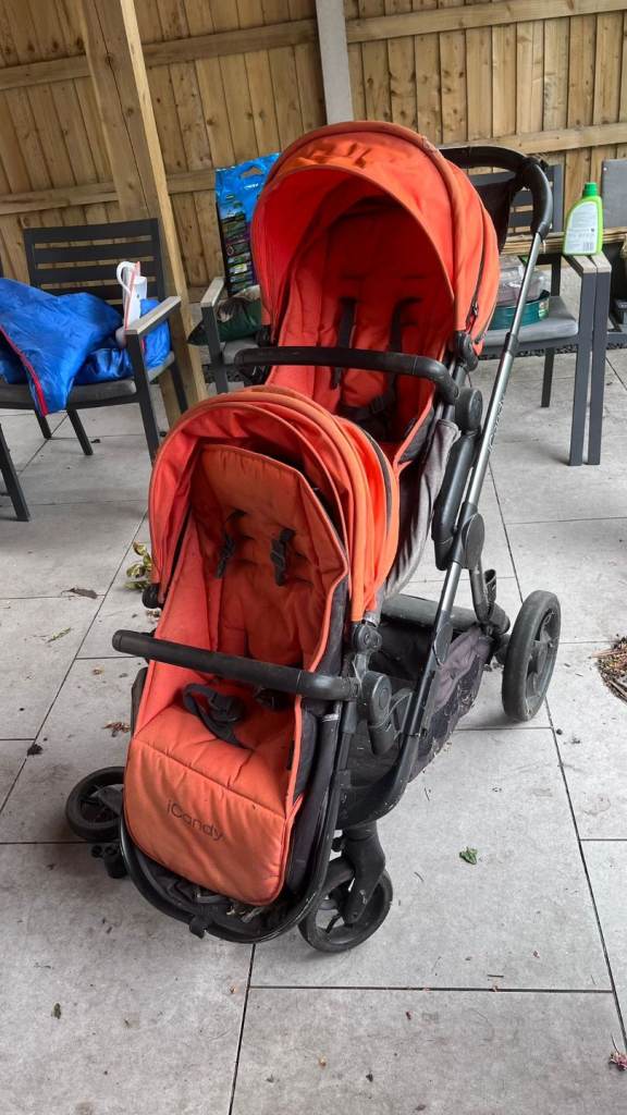 Free iCandy Ornage Twin Pram