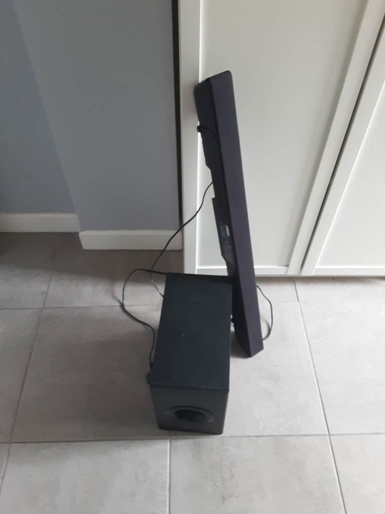Panasonic HM series sound bar and sub woofer