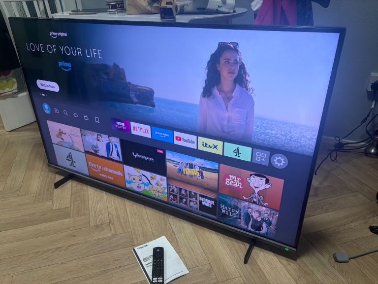 Toshiba 55” fire edition QLED smart tv