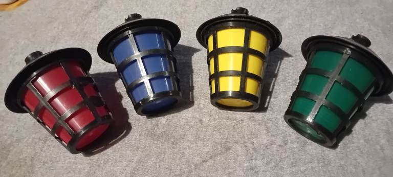 VINTAGE PREMIER CORONET LANTERN SHADES 